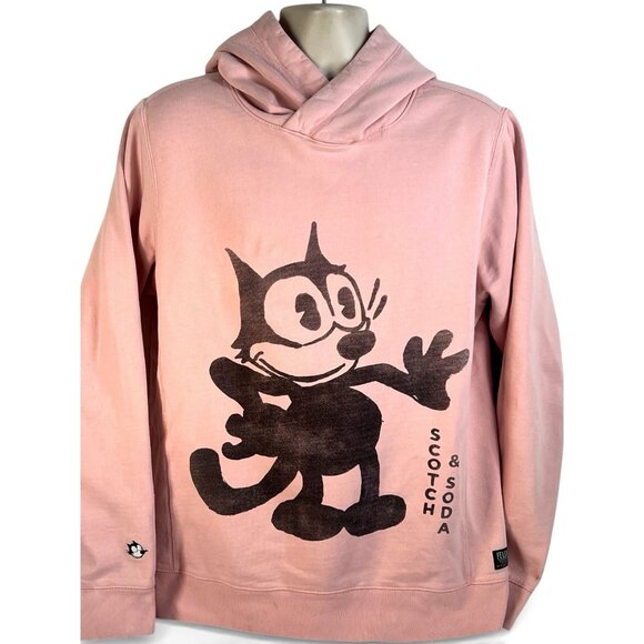 Scotch & Soda Other - DreamWorks collab‎ Scotch Soda Felix Cat hoodie XL limited edition apricot